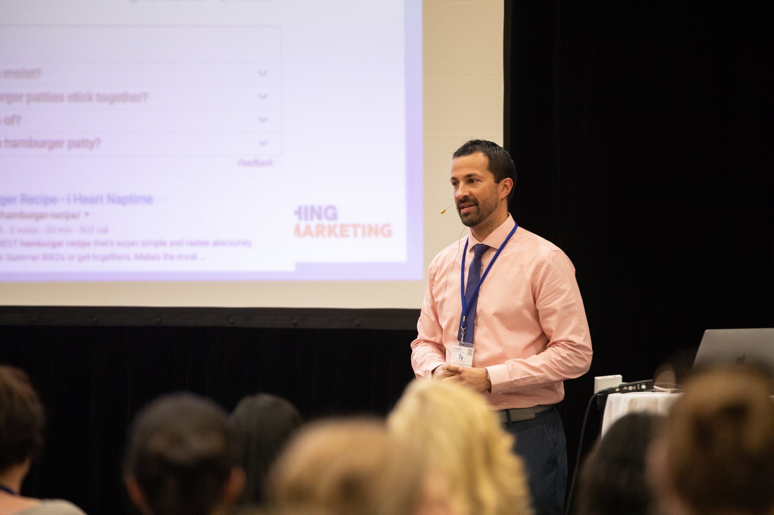Ty Kilgore speaking at Everything Food Conference