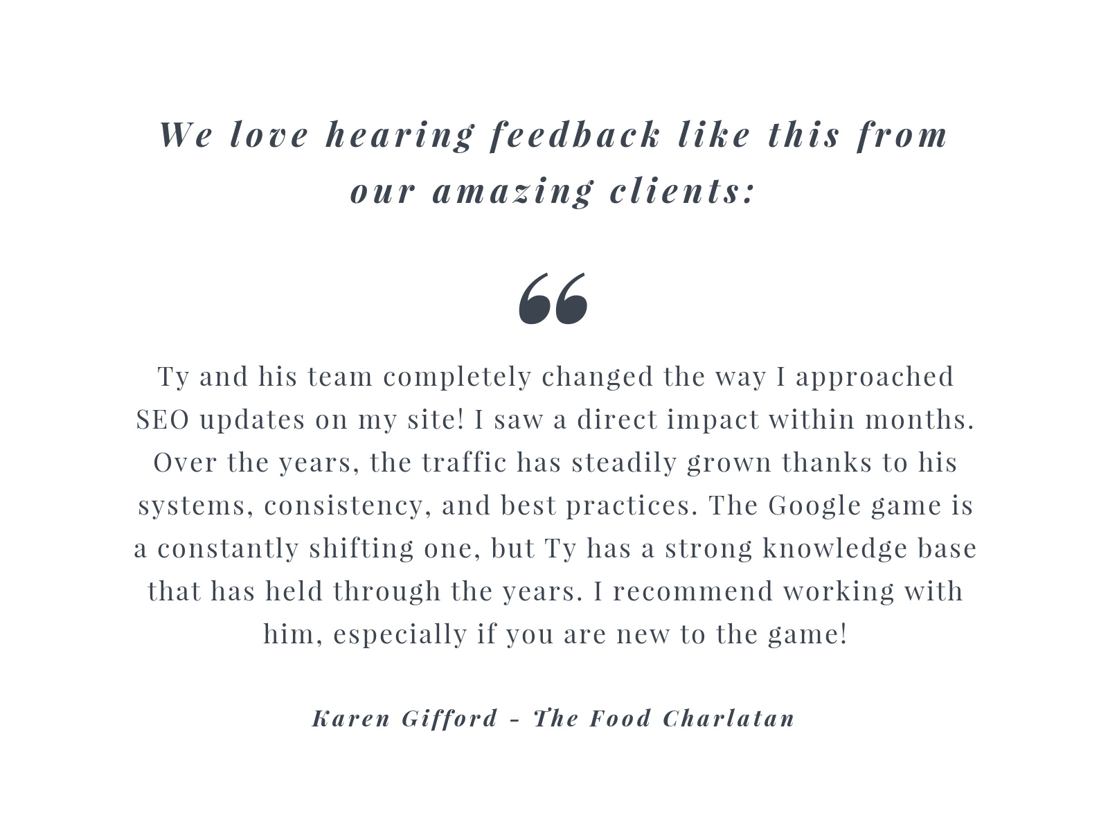 Karen - EDM Client Testimonial